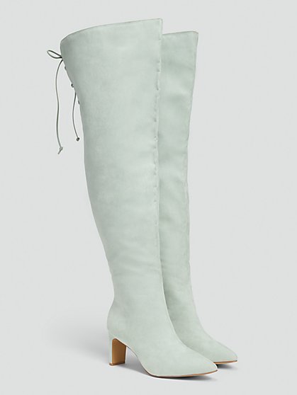 fashion to figure thigh high boots