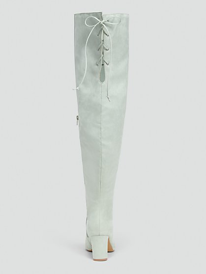 fashion to figure thigh high boots