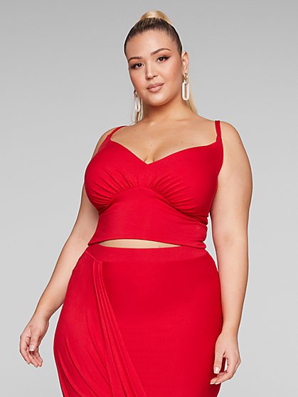 Plus Size Waverly Crossback Top - Fashion To Figure