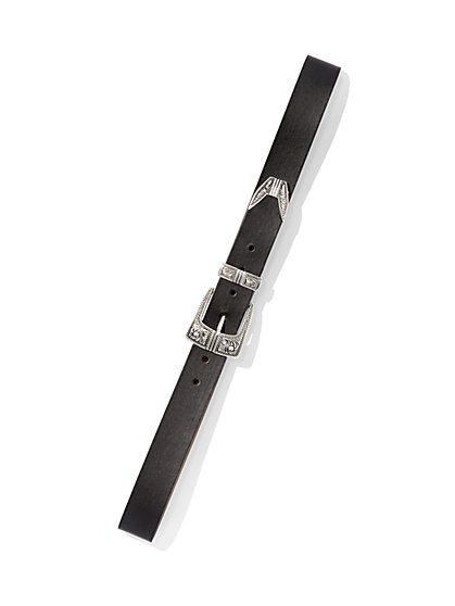 Plus Size Western Buckle Belt - Fashion To Figure