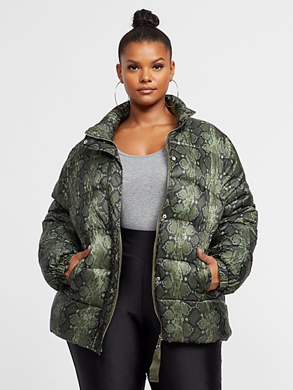 Green Plus Size Jackets Outerwear For Women Fashion To Figure